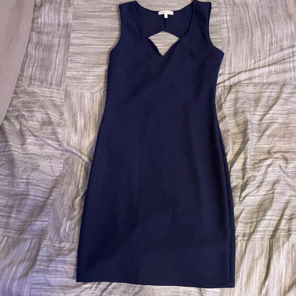 Navy blue dress from Charlotte Russe.